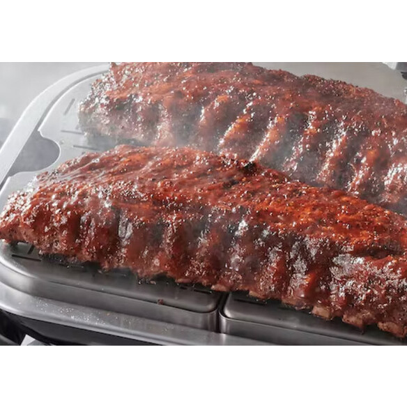 Cuisson de ribs sur le kit polyvalent pour Weber Lumin Compact