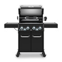 Couvercle ouvert du Baron 490 Shadow Broil King