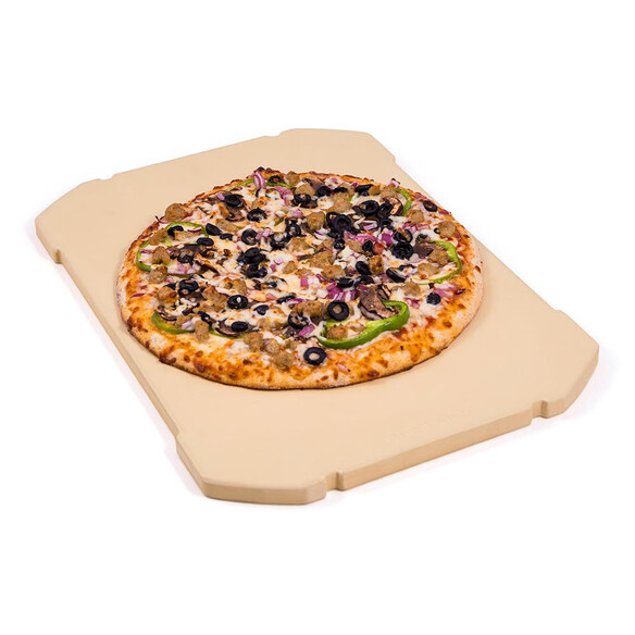 Pizza cuite sur pierre rectangulaire pour Baron et Crown Broil King