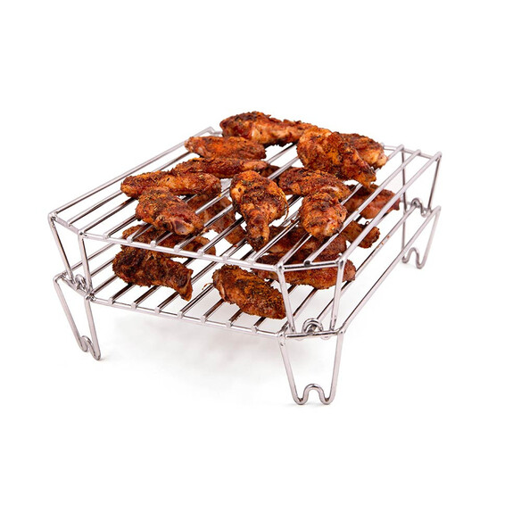 Cuisson de cuisses de poulet sur la double grille en inox Broil King