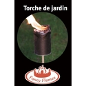 Torche de jardin en paille