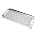 Plateau de réchauffage pour plancha en inox Weber