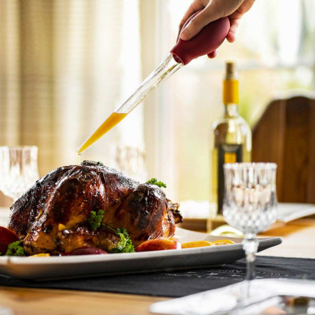 Viande arrosée par la poire à jus Westmark