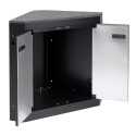 Meuble d’angle Char Broil Ultimate avec portes ouvertes