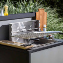 Barbecue encastrable inox 66 sur meuble Forge Adour