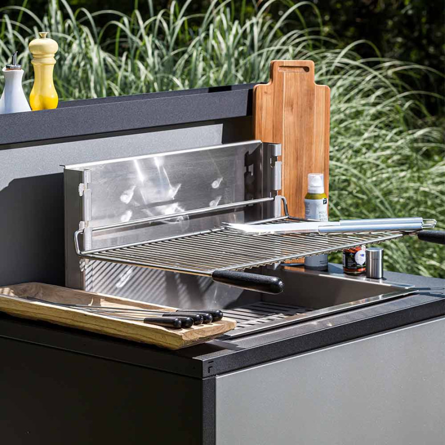 Barbecue Grilloir En Inox Forge Adour 66 Cm barbecue-grilloir-en-inox-forge-adour-66-cm