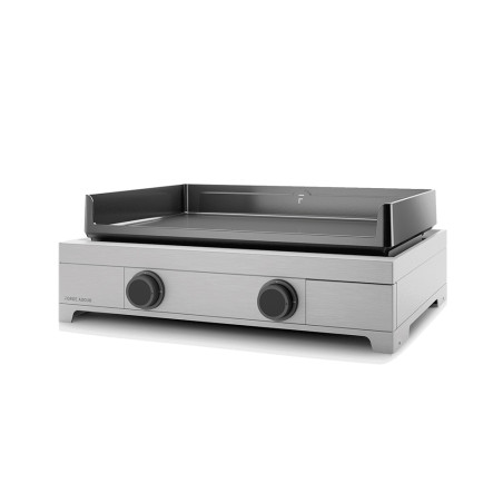 Plancha De Gas Forge Adour Premium G75 - Acero Inoxidable, 3 Quemadores, Para 10-15 Personas