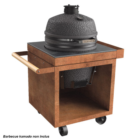 Table kamado Ofyr Corten 75 PRO+ Ceramic Dark