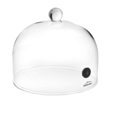 Cloche de fumage en verre ø16 cm Lacor