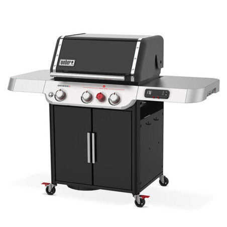 Pack barbecue Weber Genesis EX-325S + plancha Crafted vu de 3/4