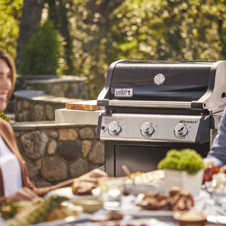 Pack barbecue gaz Weber Spirit Premium E315 en situation