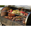 Pack barbecue Weber Smokefire EPX6 Stealth GBS + housse en situation