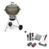 Pack barbecue charbon Master-Touch 5750 GBS Gris Weber avec kit de nettoyage