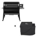 Pack barbecue à pellets Weber Smokefire EX6 GBS + housse Premium