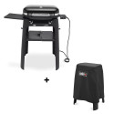 Pack barbecue Weber Lumin Stand noir + housse