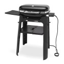 Pack barbecue Weber Lumin Stand noir + housse vu de 3/4