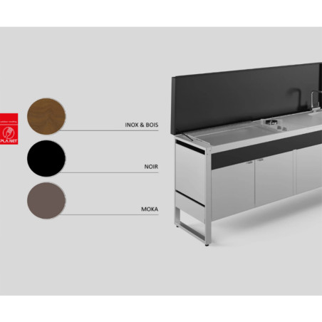 Plusieurs coloris disponibles pour la table 205C Oasi Planet Quattroporte