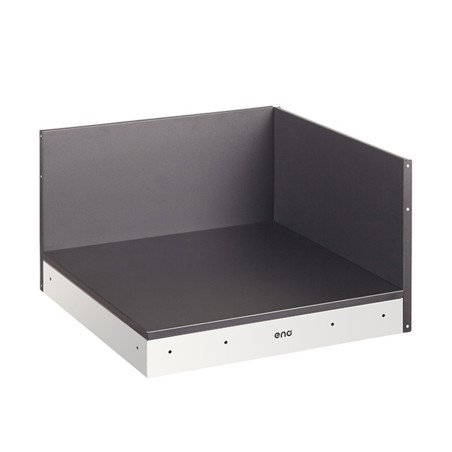 Modulo plateau d'angle inox et noir ENO