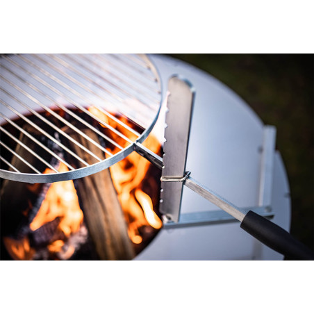 Support et grille Inox 38 cm Feu du Jardin au dessus du feu