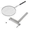 Support et grille Inox 38 cm Feu du Jardin