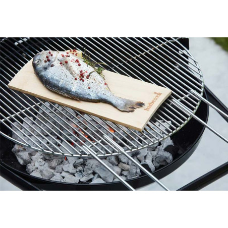 Barbecue charbon Barbecook Loewy 50 poisson sur planche