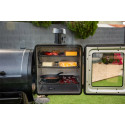 Side Smoker pour barbecue pellet Pit boss en situation