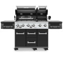 Barbecue gaz Imperial 690 Broil King avec couvercle ouvert