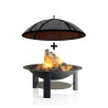 Pack brasero Modern 75 + Pare-feu Barbecook