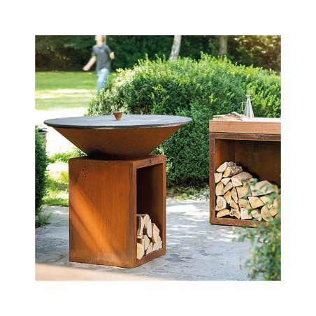 Couvercle de protection sur brasero corten OFYR Classic