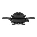 Barbecue gaz Q2200 Weber avec couvercle ouvert