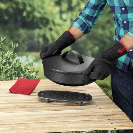 Gant barbecue weber S/M noir lifestyle