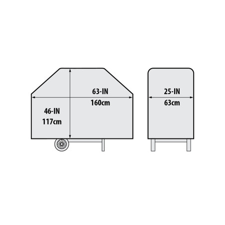 Dimensions housse de protection Broil King