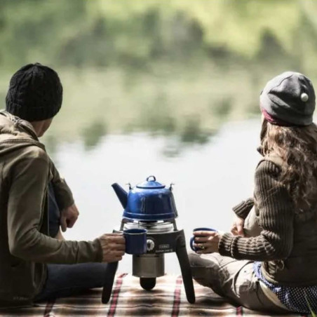 Utilisation d'une bonbonne de gaz 445 g Cadac lors d'un camping