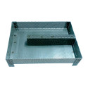 Pack fumoir acier aluminé à charnières 120x39x28 cm - PEETZ Pack fumoir acier aluminé à charnières 120x39x28 cm - PEETZ