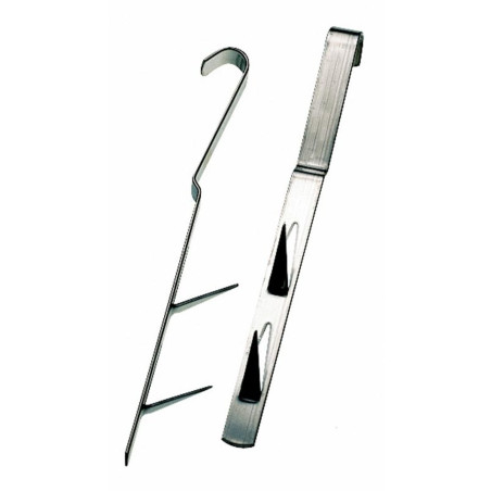 Pack fumoir acier aluminé à charnières 120x39x28 cm - PEETZ Pack fumoir acier aluminé à charnières 120x39x28 cm - PEETZ