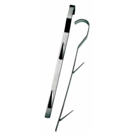 Pack fumoir acier aluminé à charnières 120x39x28 cm - PEETZ Pack fumoir acier aluminé à charnières 120x39x28 cm - PEETZ