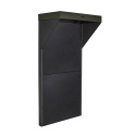 Comptoir bar et habillage acier gris noir Modulo 80 cm ENO