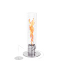 Feu table flamme SPIN 1200 argent