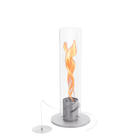 Feu table flamme SPIN 1200 gris