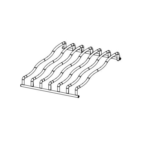 Grille inox pour brûleur latéral Built In 700 Napoléon