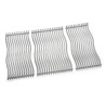 3 grilles Wave en inox pour barbecue encastré BIG 32 Napoléon