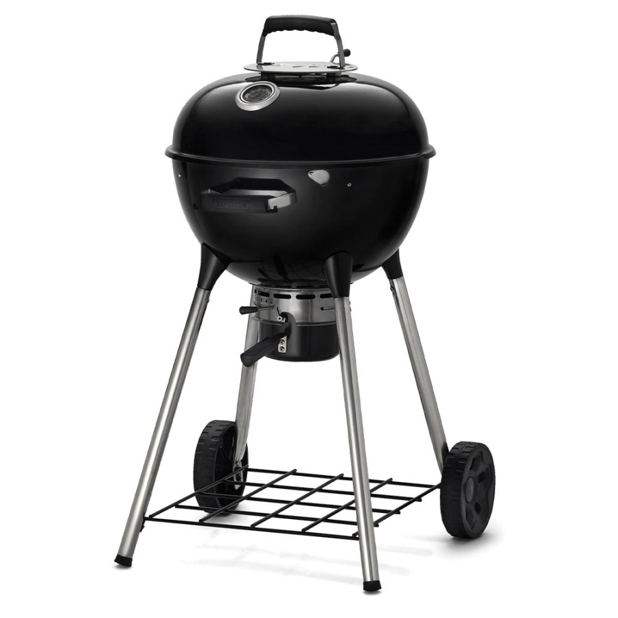 Barbecue Weber Compact Kettle 47 Cm Au Charbon De Bois - Noir, Avec Housse Et Accessoires, Occasion En Bon état