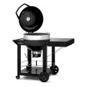 Barbecue charbon Kettle PRO 57 cm sur chariot Napoléon ouvert