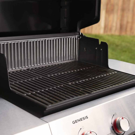 Surface de cuisson du barbecue gaz Genesis E-315 Weber