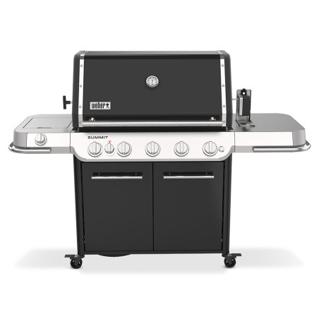 Barbecue gaz Summit FS38 E Weber avec fumoir ouvert