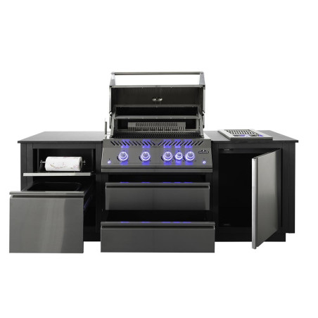 Cuisine extérieure Oasis Compact BIG 32 avec Sizzle Zone ouverte