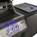 Zoom sur la grille de cuisson et la Sizzle Zone de la cuisine Oasis Compact BIG 32 Napoléon