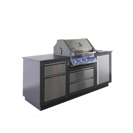 Cuisine extérieure Oasis Compact Prestige PRO 500 Napoléon côté