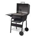 Vue latérale droite du barbecue charbon Charcoal Medium Char-Broil ouvert