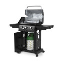 Vue ouverte latérale droite du Barbecue gaz Royal 340 Shadow Broil King